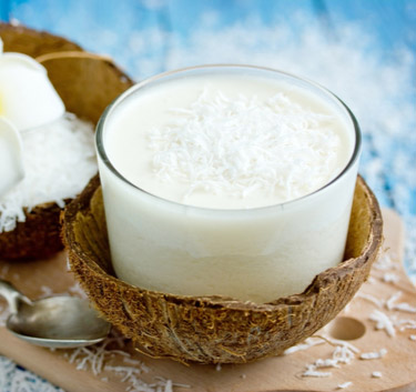 Crème dessert à la noix de coco Magimix.